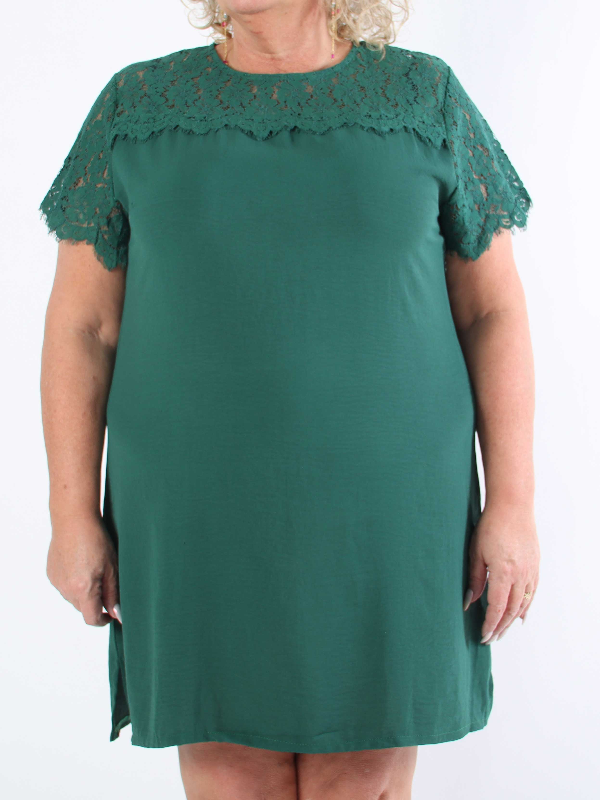 Tatjana - Söt tunikaklänning med spetstopp